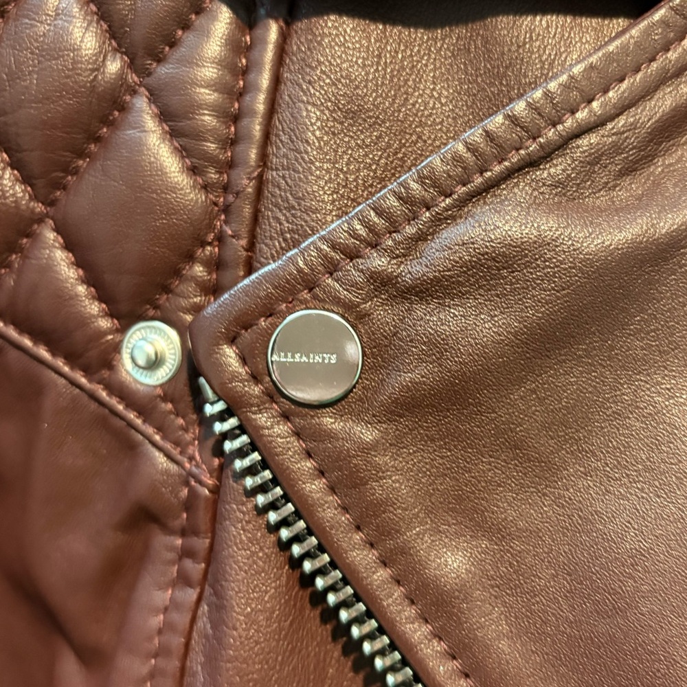 All Saints Caden Biker Jacket - Picture 3 of 8